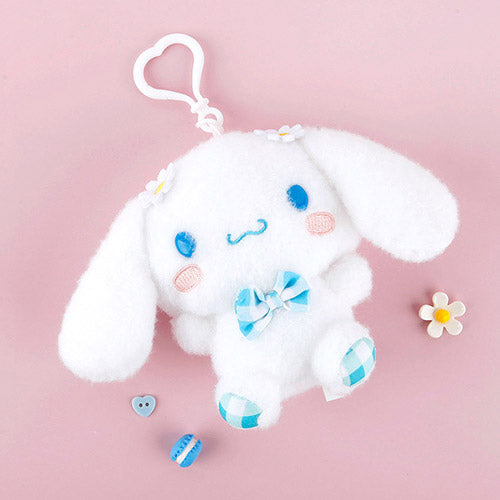 Cinnamoroll Flower Plaid Keychain