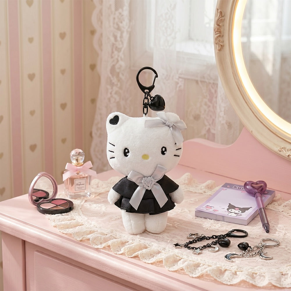 Hello Kitty Black Heart Series Keychain