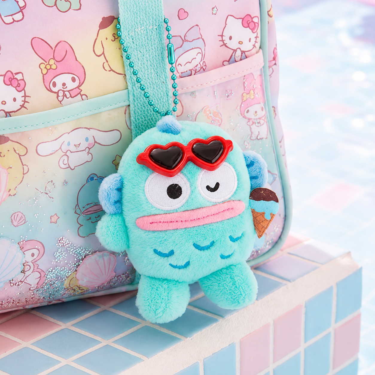 Hangyodon Handsome Sunglasses Keychain