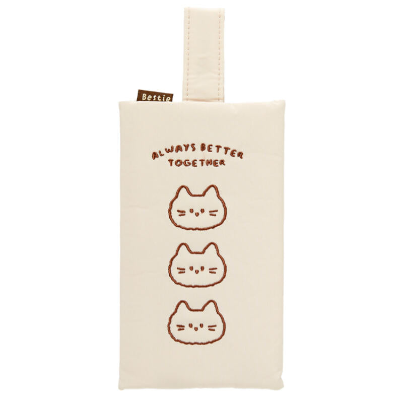 Cat Multi Beige Pouch