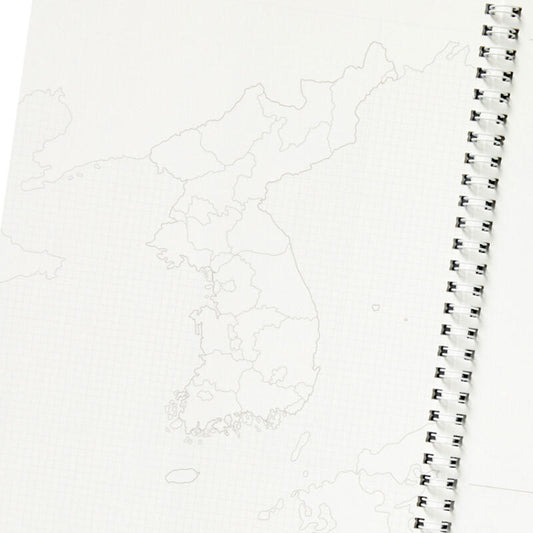 Korean Map Spiral Notebook