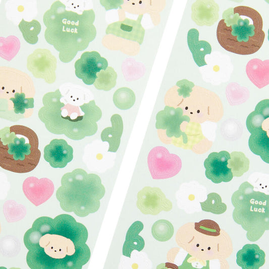 Lucky Puppy Seal Sticker