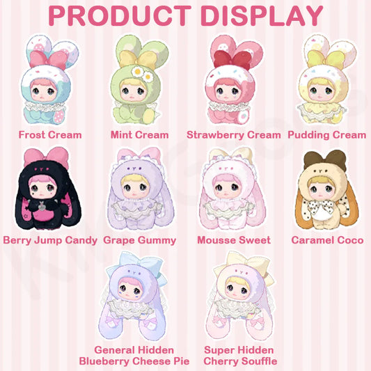 Nommi Baby Sweetheart Bunny Series Plush