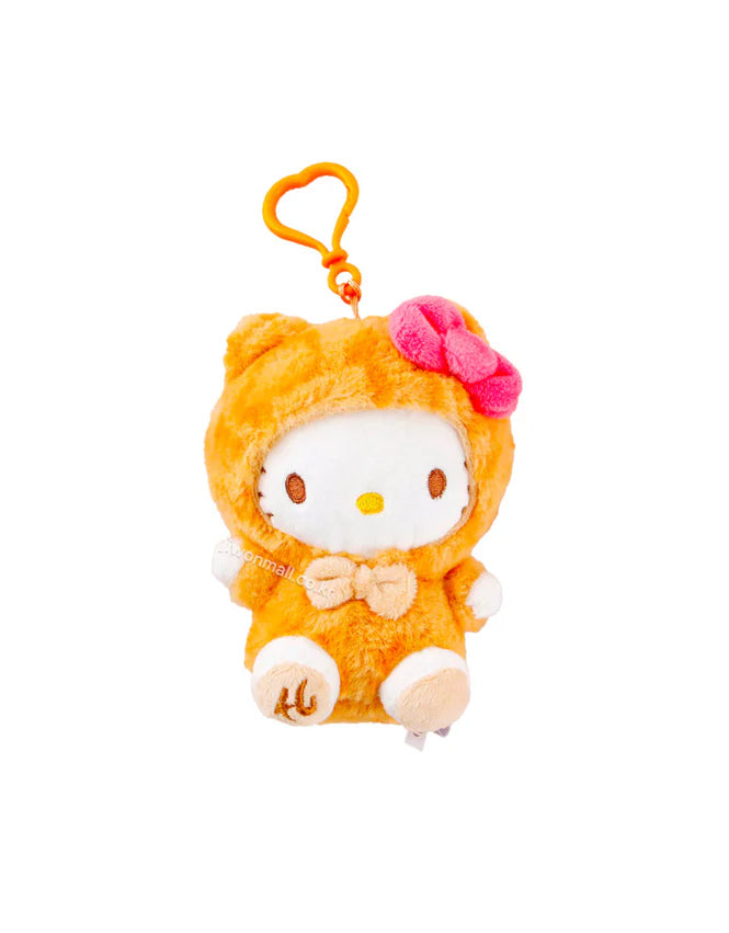Sanrio Hello Kitty Leopard Print Hoodie Keyring
