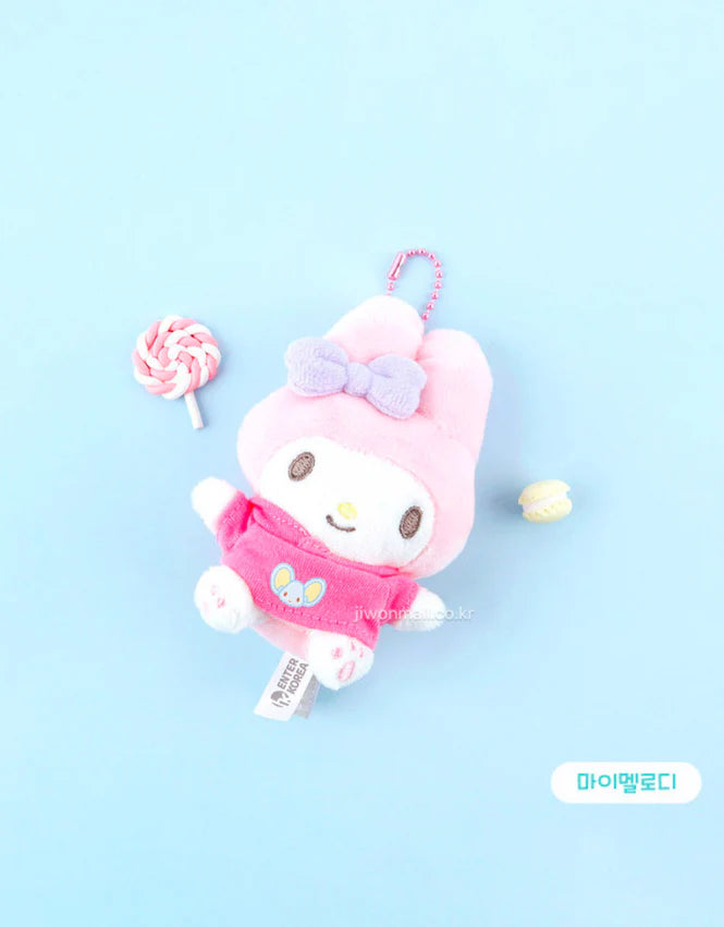 Sanrio My Melody Hoodie Keyring 8cm