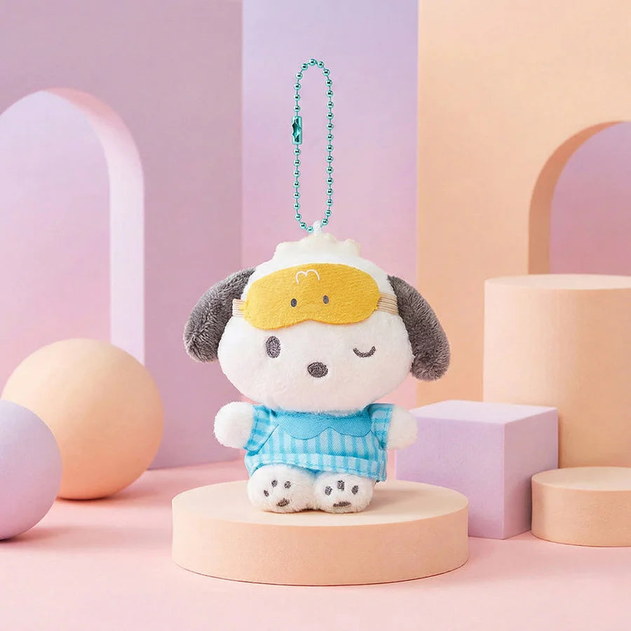 Sanrio Pochacco Pajama Keyring 8cm