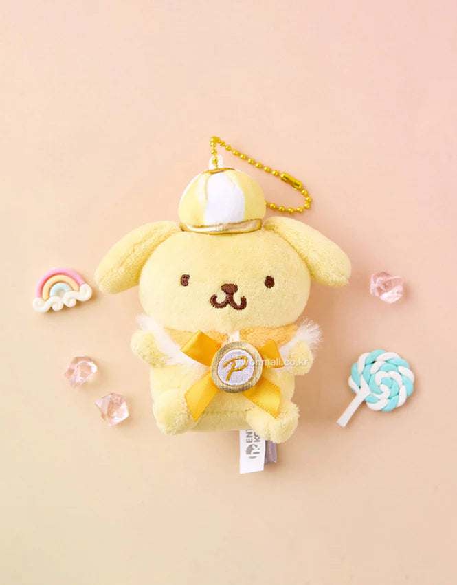 Sanrio Pompompurin Crown Keyring 8cm