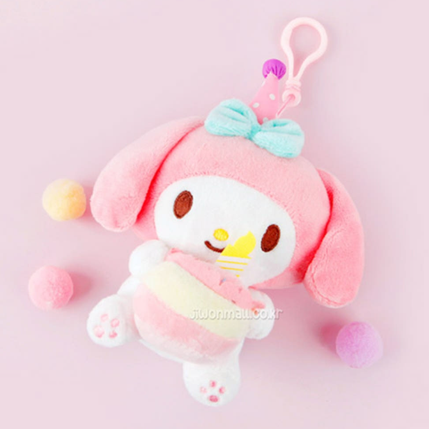 My Melody Birthday Cake Keychain