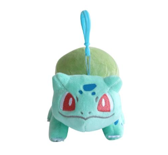 POKEMON PASTEL PLUSH CLIP - BULBASAUR 13CM