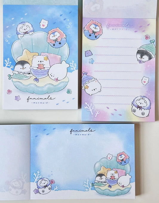 Sea Animals Mini Notepad