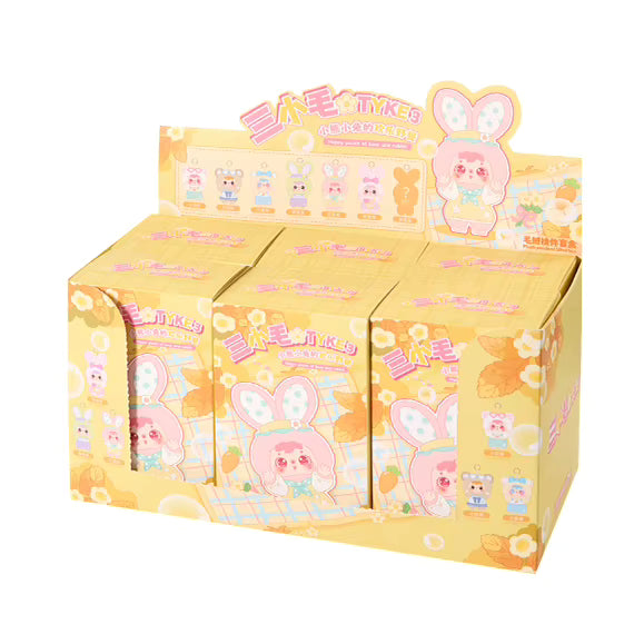 TYKE THREE Happy Picnic of Bear and Rabbit Plush