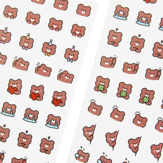 Today's Bear Seal Sticker
