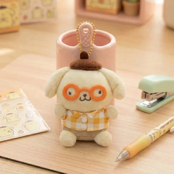 Pompompurin Nerdy Style Keychain