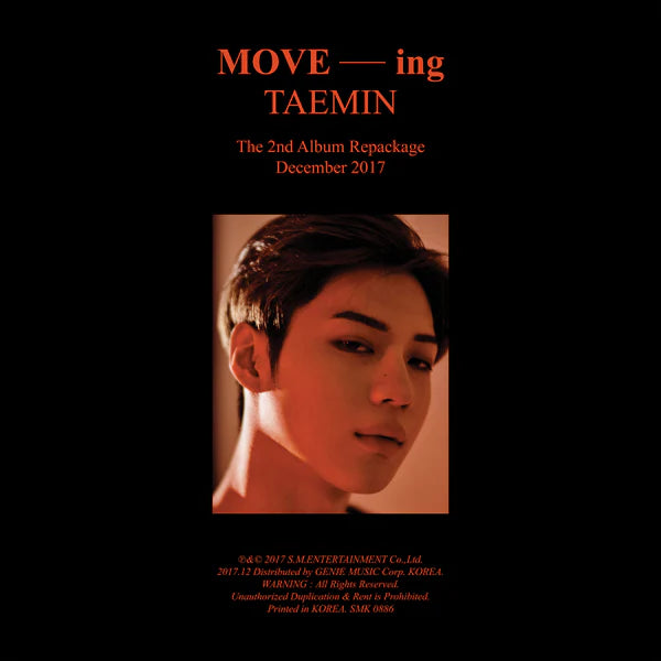 TAEMIN (태민) 2ND ALBUM REPACK - [MOVE-ing]