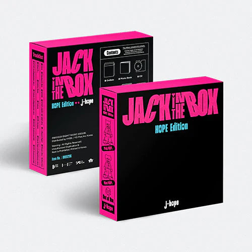 J-HOPE (BTS ) ALBUM - [JACK IN THE BOX] (HOPE Edition)