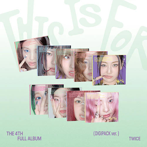 TWICE (트와이스) 4TH FULL ALBUM - [THIS IS FOR] (DIGIPACK ver）