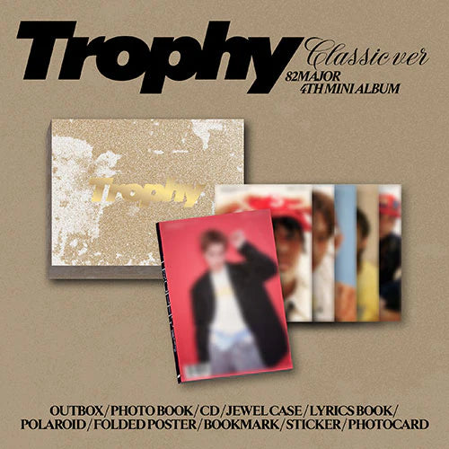 82MAJOR (82메이저) 4TH MINI ALBUM - [Trophy] (Classic ver.)