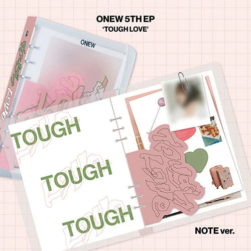ONEW (온유) 5TH MINI ALBUM - [Tough Love] (NOTE Ver.)