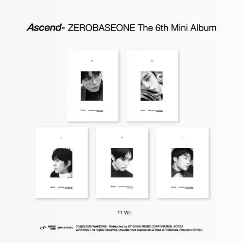 ZEROBASEONE (제로베이스원) The 6th Mini Album - [Ascend-] (11 Ver.)