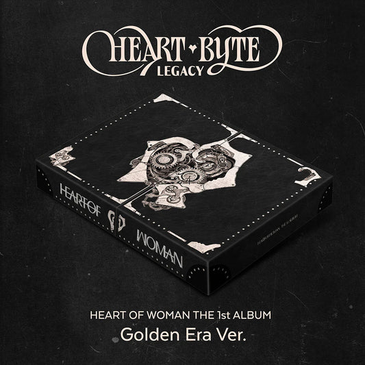 HEART OF WOMAN (하트오브우먼) THE 1st ALBUM - [Heart Byte : LEGACY] (Golden Era Ver.)