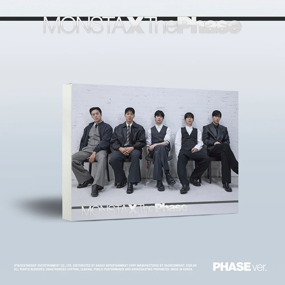 MONSTA X (몬스타엑스) EP Album - [The Phase] (PHASE ver.)