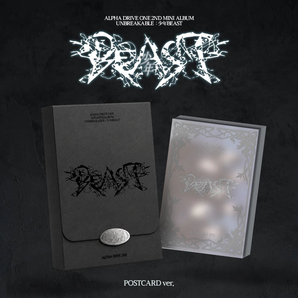 ALPHA DRIVE ONE (알파드라이브원) 2nd Mini Album - [UNBREAKABLE : 少年BEAST] (POSTCARD Ver.)