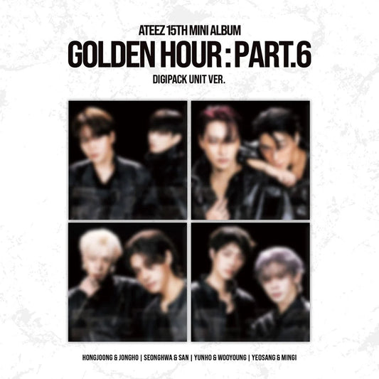 [PRE-ORDER] (KOR VER.) ATEEZ (에이티즈) 15th Mini Album - [GOLDEN HOUR : PART.6] (UNIT DIGIPACK VER.)