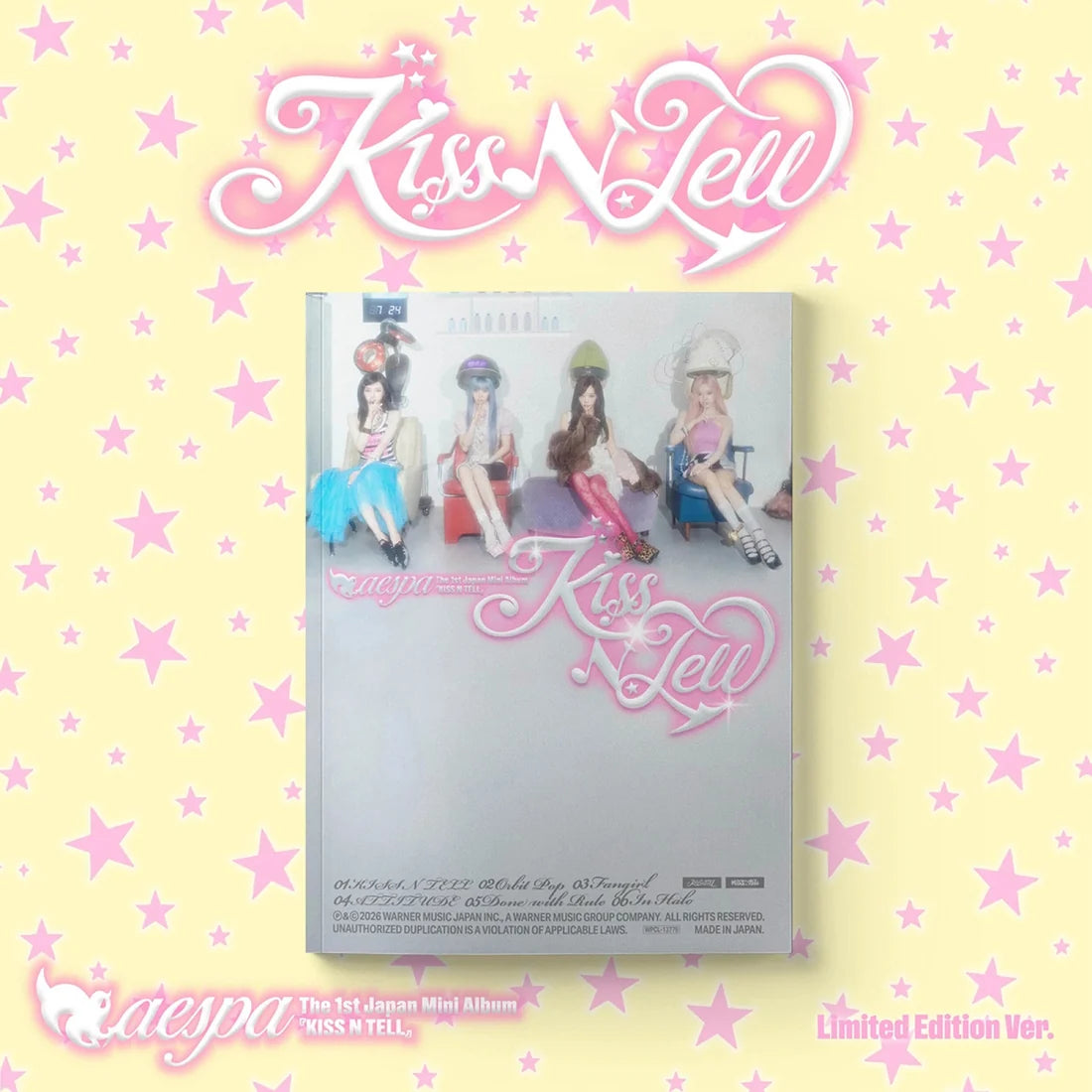 Aespa 1ST JAPAN MINI ALBUM [ KISS N TELL ] LIMITED EDITION