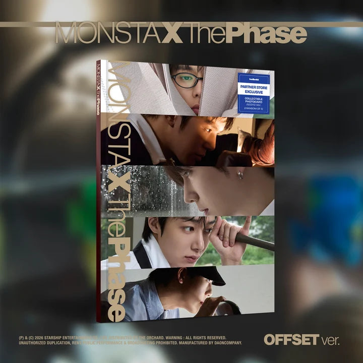 MONSTA X (몬스타엑스) EP Album - [The Phase] PHOTOBOOK VER ( PARTNER STORE EXCLUSIVE)