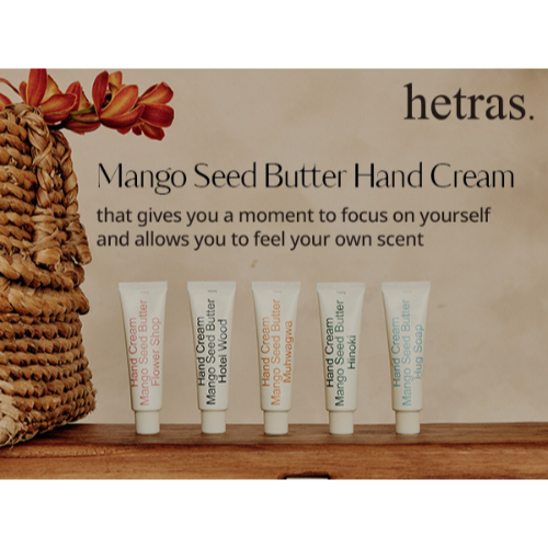 [Hetras] Perfumed Mango Seed Butter Hand Cream 50ml #Hug Soap