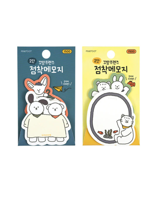 1500 KKOMANG FRIENDS 2 LAYER STICKY MEMO