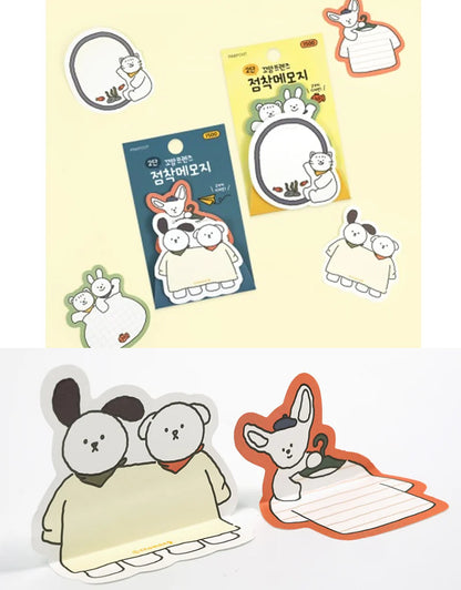 1500 KKOMANG FRIENDS 2 LAYER STICKY MEMO
