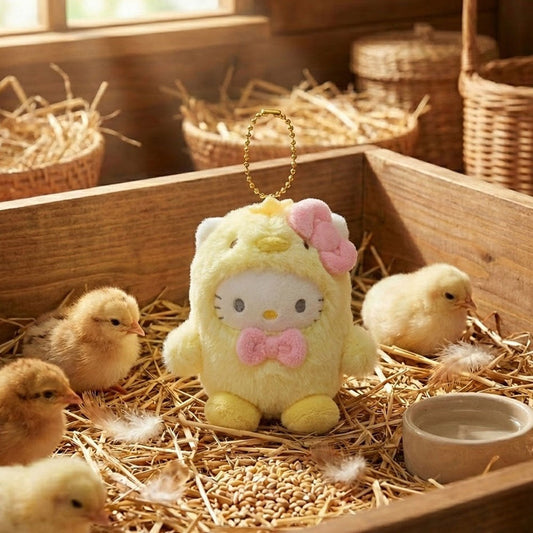 Sanrio Hello Kitty Chick Costume Keyring