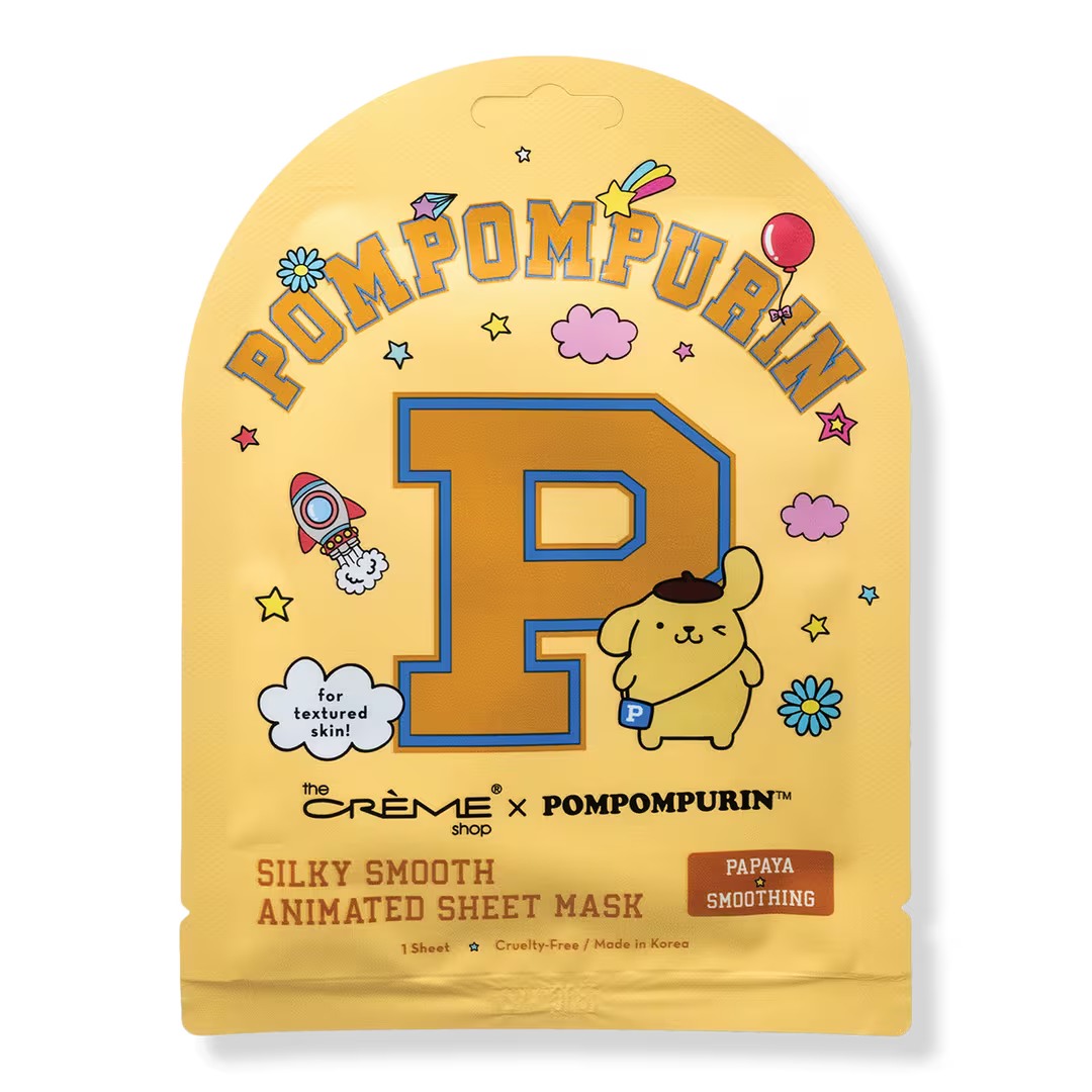[THE CRÈME SHOP] Pompompurin Silky Smooth Animated Sheet Mask