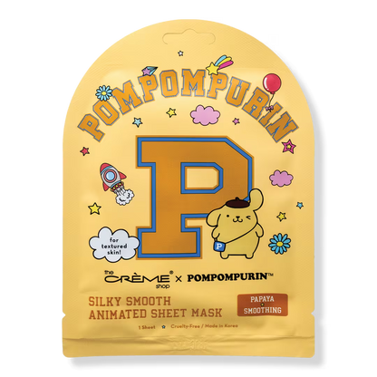 [THE CRÈME SHOP] Pompompurin Silky Smooth Animated Sheet Mask