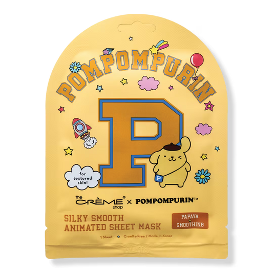 [THE CRÈME SHOP] Pompompurin Silky Smooth Animated Sheet Mask