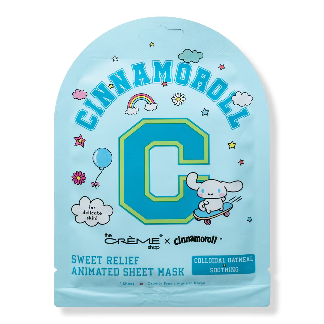 [THE CRÈME SHOP] Cinnamoroll Sweet Relief Animated Sheet Mask