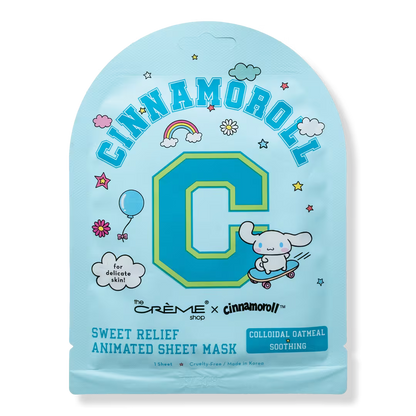 [THE CRÈME SHOP] Cinnamoroll Sweet Relief Animated Sheet Mask