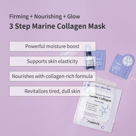 Naisture 3 Step Marine Collagen Ampoule Sheet Mask (1pc)