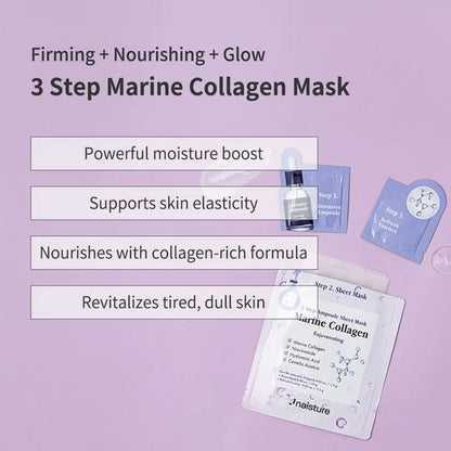 Naisture 3 Step Marine Collagen Ampoule Sheet Mask (1pc)