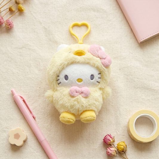 Hello Kitty Chick Costume Keychain