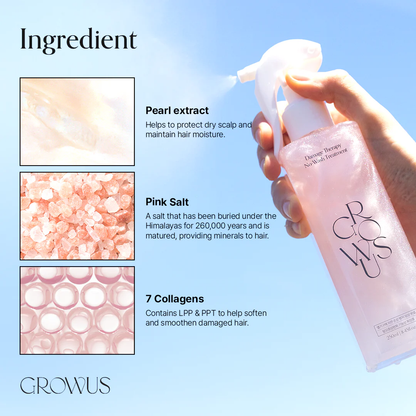 [Growus] Damage Therapy No-Wash Treatment EX 250ml #Dew Rose