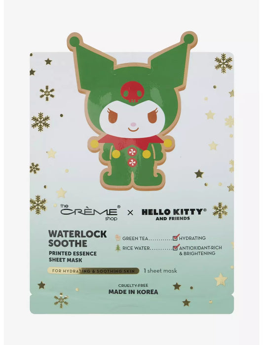 [THE CRÈME SHOP] Hello Kitty and Friends Kuromi Waterlock Soothe Printed Essence Sheet Mask