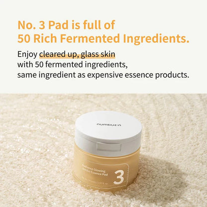 [NUMBUZIN] No.3 Radiance Glowing Jumbo Essence Pads