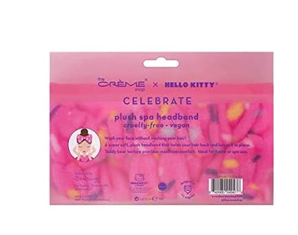 THE CRÈME SHOP X HELLO KITTY Celebrate Plush Spa Headband - Cruelty-Free, Vegan