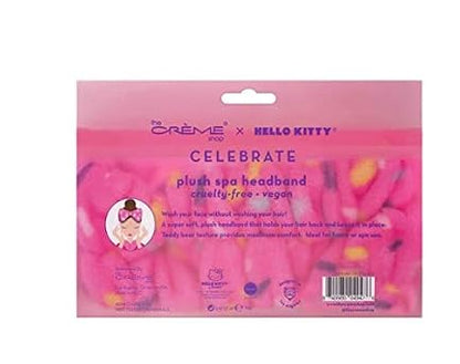THE CRÈME SHOP X HELLO KITTY Celebrate Plush Spa Headband - Cruelty-Free, Vegan