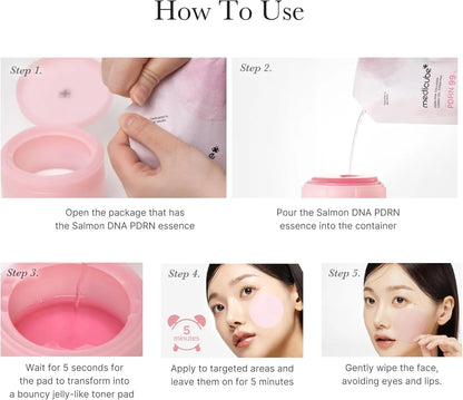 [MEDICUBE] PDRN Pink Collagen Toning Gel Toner Pad