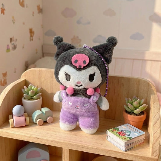 Kuromi Overalls Keychain