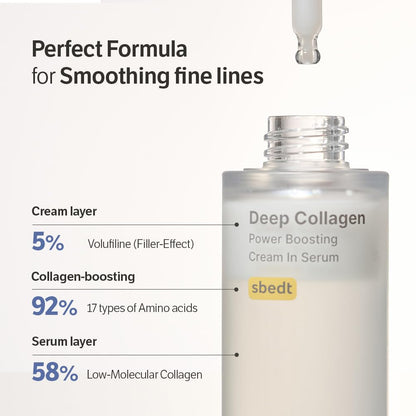 [SUNGBOON EDITOR] Deep Collagen Power Boosting Cream In Serum 30ml