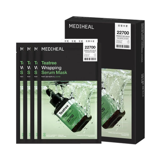 [MEDIHEAL] Teatree Wrapping Serum Mask Calming Hydra 0.84 fl. oz.(25ml)